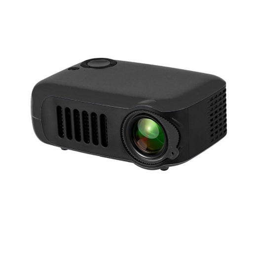 A2000 Portable Projector 800 Lumen LCD Home Theater Video Projector, Support 1080P, AU Plug (Black) by buy2fix