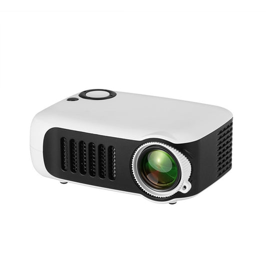 A2000 Portable Projector 800 Lumen LCD Home Theater Video Projector, Support 1080P, UK Plug (White) by buy2fix