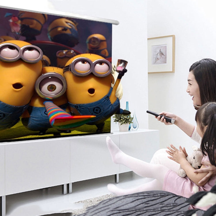 RD-805B 960*640 1200 Lumens Portable Mini LED Projector Home Theater with Remote Controller ,Support USB + VGA + HDMI + AV + TV(White) by buy2fix