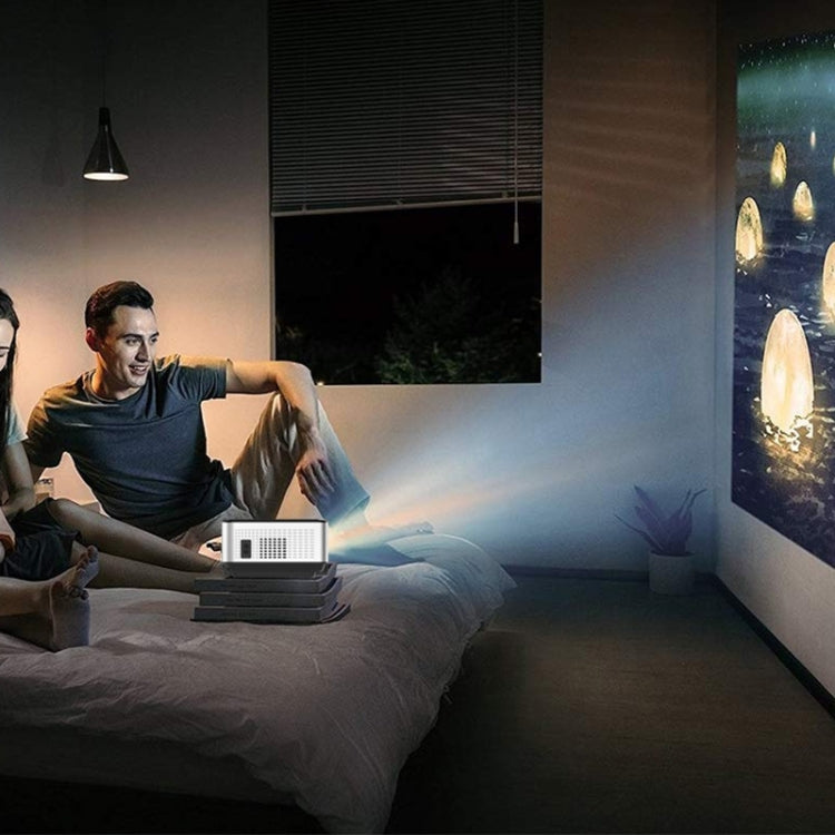 Cheerlux C9 1920x1080P HD Same Screen Smart Projector, Support HDMI x 2 / USB x 2 / VGA / AV (White) by Cheerlux