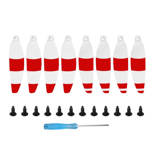 8PCS/Set Sunnylife 4726F-CS Low Noise Quick-release Wing Propellers Drone Accessories for DJI Mavic Mini(Red) by Sunnylife