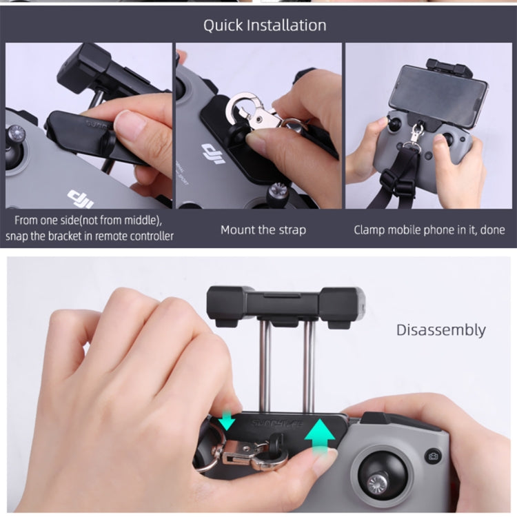 Sunnylife AIR2-Q9294 Remote Control Hanging Buckle Bracket Lanyard for DJI Mavic Air 2 by Sunnylife