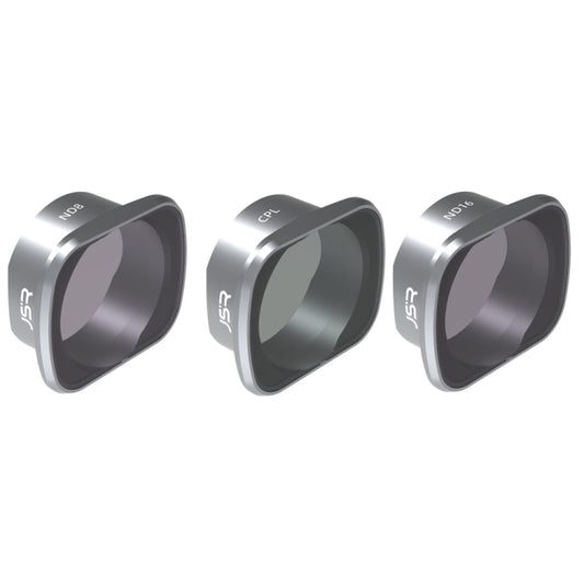 JSR KS 3 in 1 ND8+ND16+CPL Lens Filter for DJI FPV, Aluminum Alloy Frame by JSR