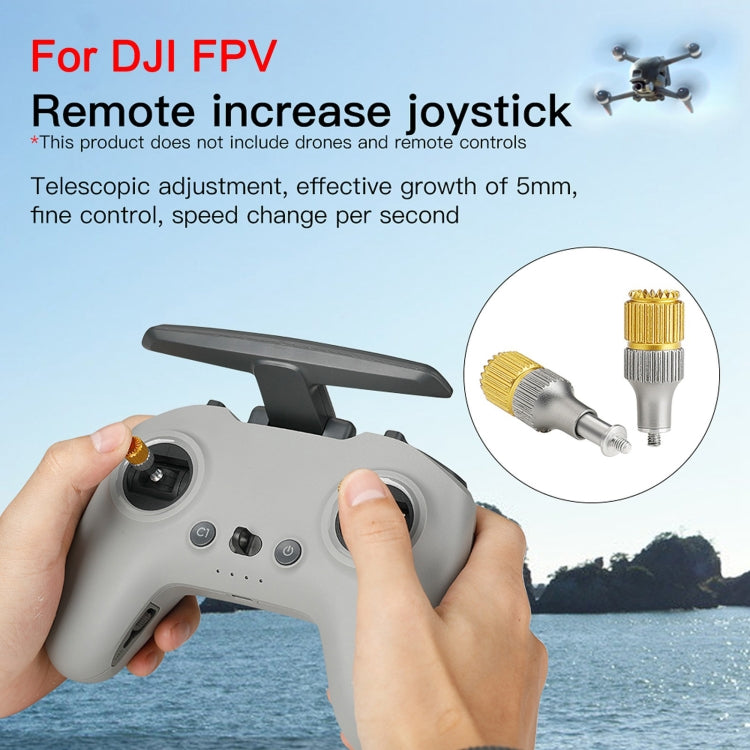 RCSTQ Two-color Retractable Thumb Rocker Joystick for DJI FPV Combo Drone Remote Control by STARTRC