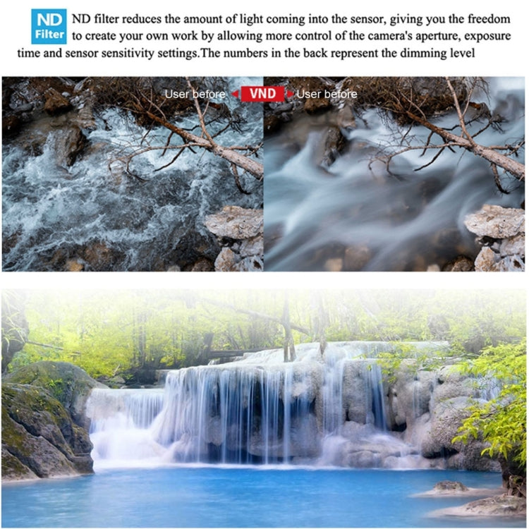 JSR Drone Variable VND 2-5 Stop Lens Filter for DJI Mavic 3 by JSR