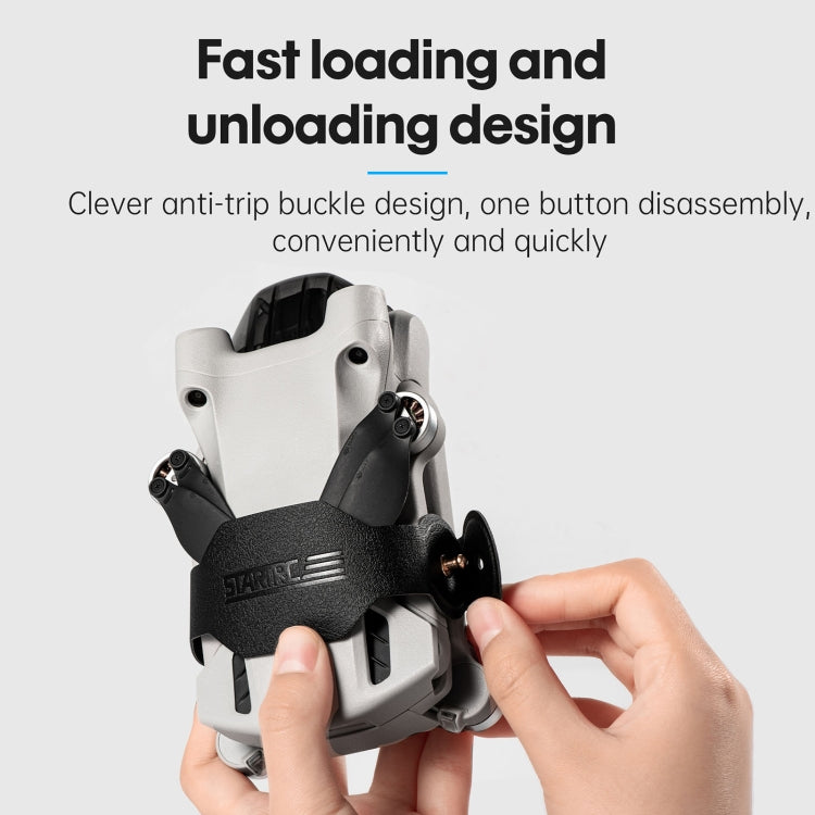 STARTRC Drone PU Propellers Holder Guard Prop Blade Stabilizer for DJI Mini 3 Pro (Black) by STARTRC