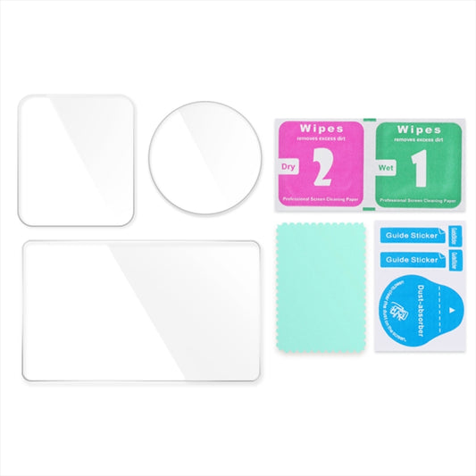 For DJI Osmo Action 3 3-in-1 Lens Front and Back Screen Diamond Explosion-proof Film by buy2fix