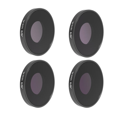 JSR 4 in 1 ND8PL / ND16PL / ND32PL / ND64 PL Lens Filter For DJI Osmo Action 3 by JSR