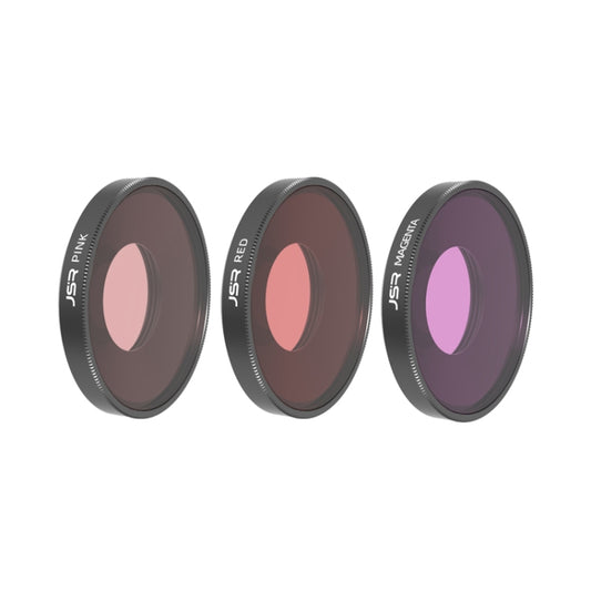 JSR Diving Red / Pink / Purple Color Lens Filter For DJI Osmo Action 3 by JSR