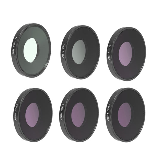 JSR 4 in 1 UV CPL ND8 ND16 ND32 ND64 Lens Filter For DJI Osmo Action 3 by JSR
