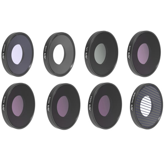JSR 8 in 1 Streak Blue CPL ND8 ND16 ND32 ND64 STAR NIGHT Lens Filter For DJI Osmo Action 3 by JSR
