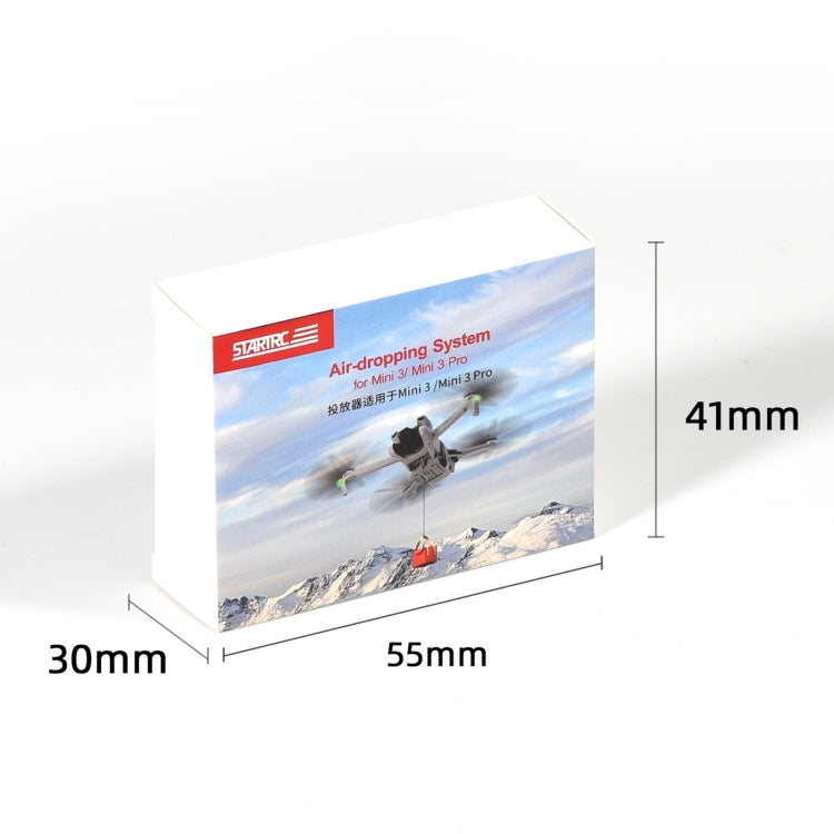 For DJI Mini 2 / Mini 2 SE / Mini 3 / Pro STARTRC Air-Dropping System Thrower Parabolic Bracket (Grey) by STARTRC