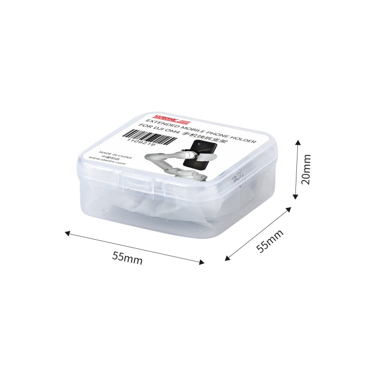 For DJI OM4 STARTRC Handheld Gimbal Quick Release Magnetic Buckle Clamp Expansion Bracket (Grey) by STARTRC