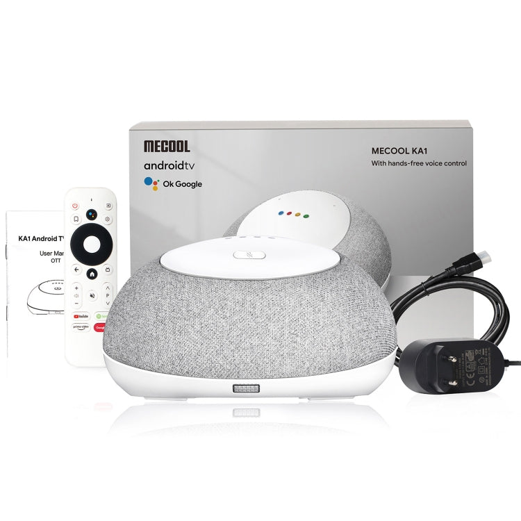 MECOOL KA1 Smart TV Speaker Android 11 TV Box with Remote Control, Amlogic S905X4 Quad Core Cortex-A55, 4GB+32GB, Dual-Band / Bluetooth / Ethernet / OTT(AU Plug) by MECOOL