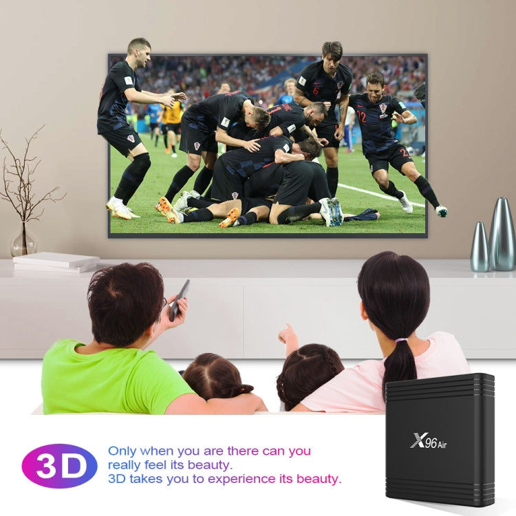 X96 Air 8K Smart TV BOX Android 9.0 Media Player with Remote Control, Quad-core Amlogic S905X3, RAM: 2GB, ROM: 16GB, Dual Band WiFi, EU Plug by buy2fix