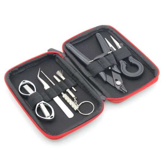 9 in 1 DIY Multi-functional Heating Wire Atomizing Wire Rod Ceramic Tweezers Electronic Cigarette Kit by buy2fix