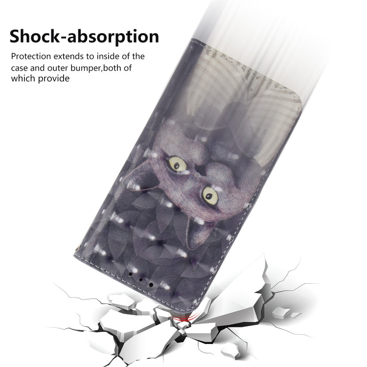 3D Painting Pattern Coloured Drawing Horizontal Flip Leather Case for Xiaomi Redmi Note 7 / Note 7S, with Holder & Card Slots & Wallet(Embrace Cat) by buy2fix