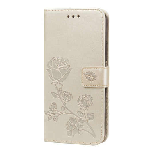 Rose Embossed Horizontal Flip PU Leather Case with Holder & Card Slots & Wallet for Huawei Honor 20 Pro(Gold) by buy2fix