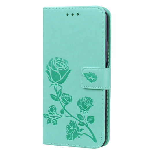 Rose Embossed Horizontal Flip PU Leather Case with Holder & Card Slots & Wallet for Huawei Honor 20 Pro(Green) by buy2fix