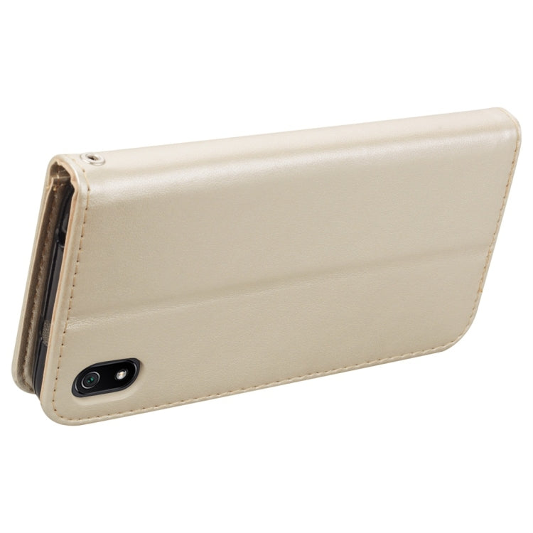 Rose Embossed Horizontal Flip PU Leather Case with Holder & Card Slots & Wallet for Xiaomi Redmi 7A(Gold) by buy2fix