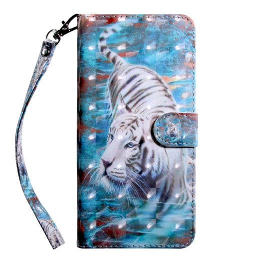 3D Coloured Drawing Pattern Horizontal Flip Leather Case with Holder & Card Slots & Wallet & Lanyard for Huawei Honor 20 Lite(Downhill Tiger) by buy2fix