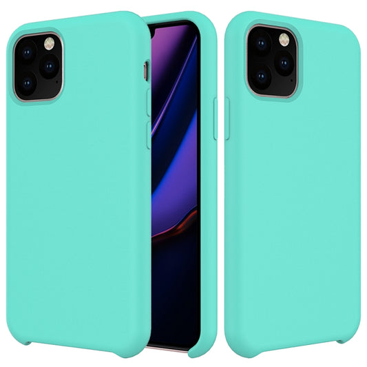 For iPhone 11 Pro Solid Color Liquid Silicone Shockproof Case (Baby Blue) by buy2fix
