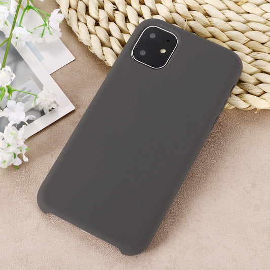 For iPhone 11 Pro Max Solid Color Liquid Silicone Shockproof Case (Olive Green) by buy2fix