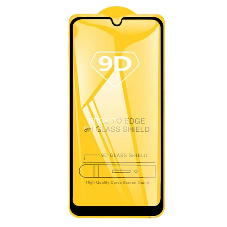 25 PCS 9D Full Glue Full Screen Tempered Glass Film For Huawei Y7 Pro (2019) by buy2fix