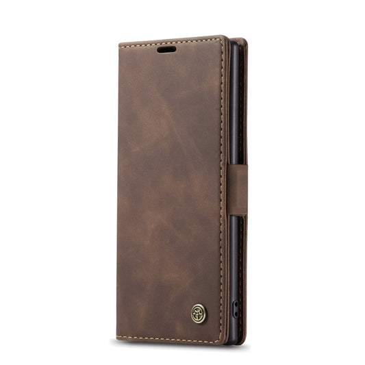 CaseMe-013 Multifunctional Horizontal Flip Leather Case with Card Slot & Holder for Galaxy Note 10(Coffee) by CaseMe