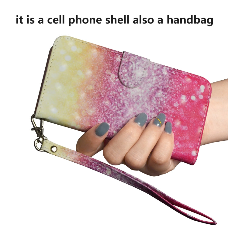 3D Painting Pattern Coloured Drawing Horizontal Flip TPU + PU Leather Case with Holder & Card Slots & Wallet for Huawei Honor 20 Lite(Gradient Color) by buy2fix