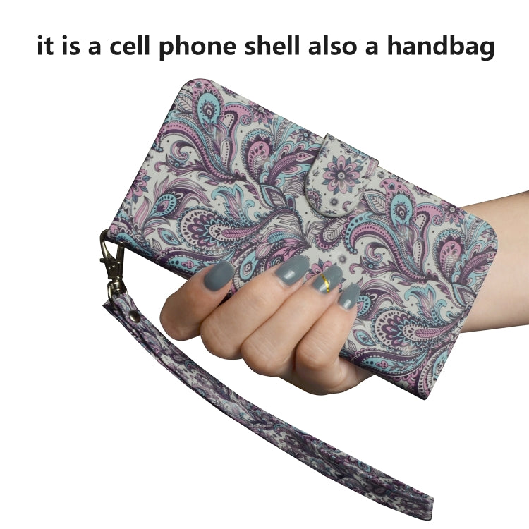 3D Painting Pattern Horizontal Flip TPU + PU Leather Case with Holder & Card Slots & Wallet For Huawei P20 Lite(Spiral Pattern) by buy2fix