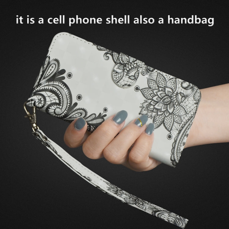 3D Painting Pattern Horizontal Flip TPU + PU Leather Case with Holder & Card Slots & Wallet For Huawei Y5 (2019)(Black Flower) by buy2fix