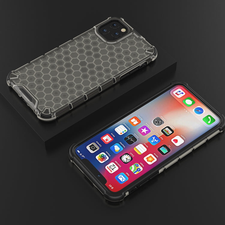 Shockproof Honeycomb PC + TPU Case for iPhone 11(Black) by buy2fix