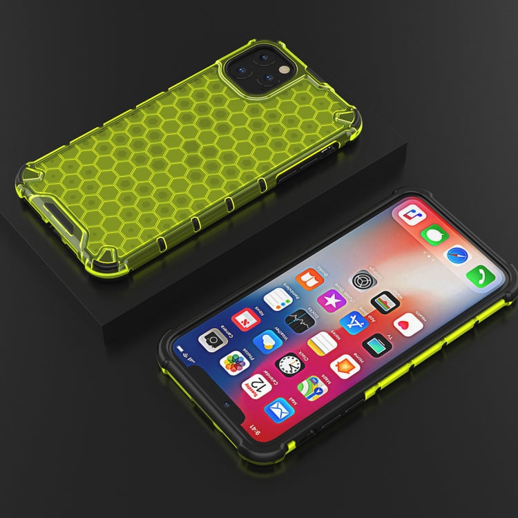 Shockproof Honeycomb PC + TPU Case for iPhone 11(Green) by buy2fix