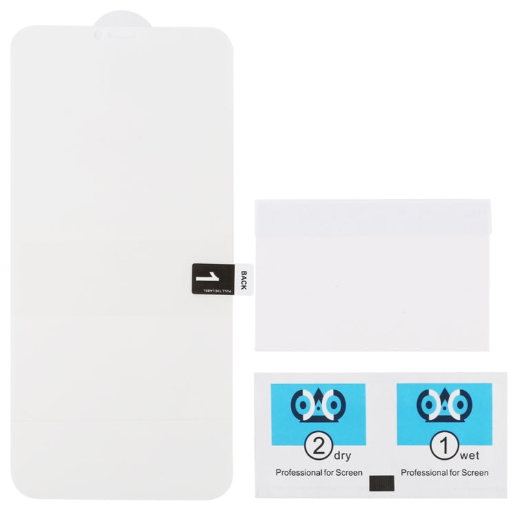 25 PCS Soft Hydrogel Film Full Cover Front Protector with Alcohol Cotton + Scratch Card for iPhone X / XS / 11 Pro by buy2fix