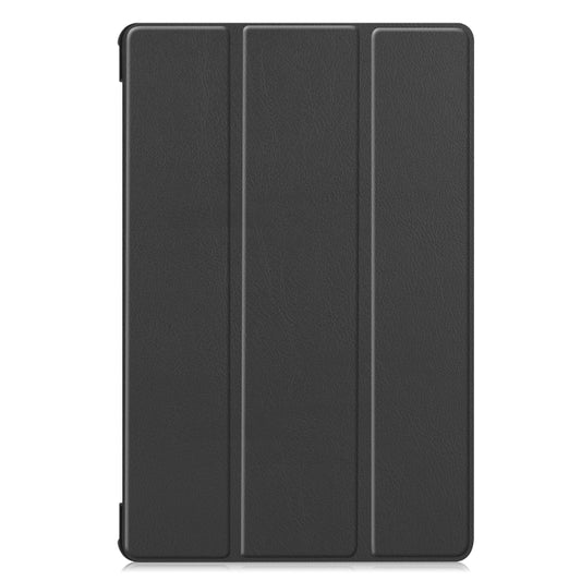 Custer Texture Horizontal Flip Leather Case with Three-folding Holder & Sleep / Wake-up Function for Galaxy Tab S6 T860 / T865(Black) by buy2fix