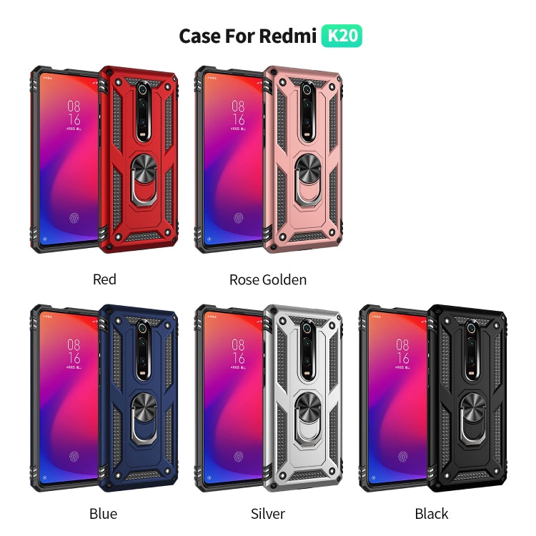 Armor Shockproof TPU + PC Protective Case with 360 Degree Rotation Holder for Xiaomi Redmi K20(Black) by buy2fix