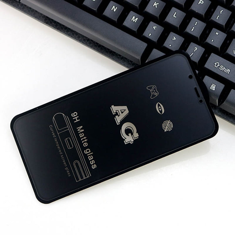 25 PCS AG Matte Frosted Full Cover Tempered Glass For Galaxy A40 by buy2fix