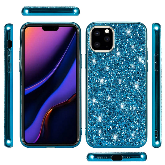 Glitter Powder Shockproof TPU Protective Case for iPhone 11(Rose Gold) by buy2fix