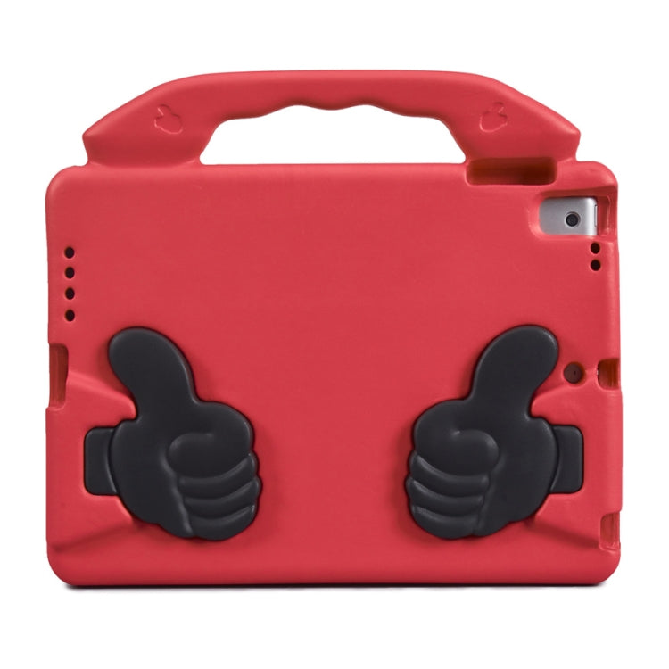 Shockproof EVA Thumb Bumper Case with Handle & Holder for iPad 9.7(Red) by buy2fix