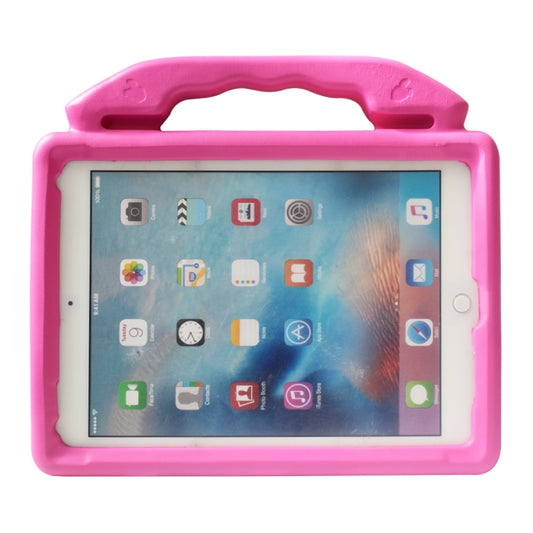 Shockproof EVA Thumb Bumper Case with Handle & Holder for iPad 9.7(Rose Red) by buy2fix