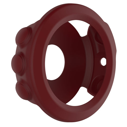 Smart Watch Silicone Protective Case, Host not Included for Garmin Fenix 5X(Dark Red) by buy2fix