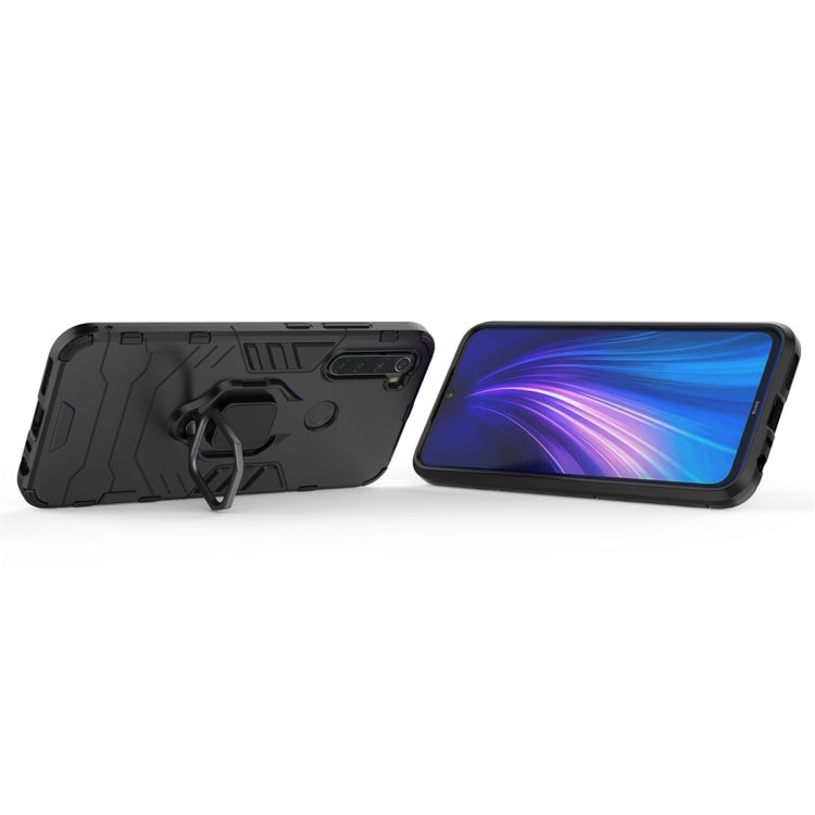 For Xiaomi Redmi Note 8 Panther PC + TPU Shockproof Protective Case(Black) by buy2fix