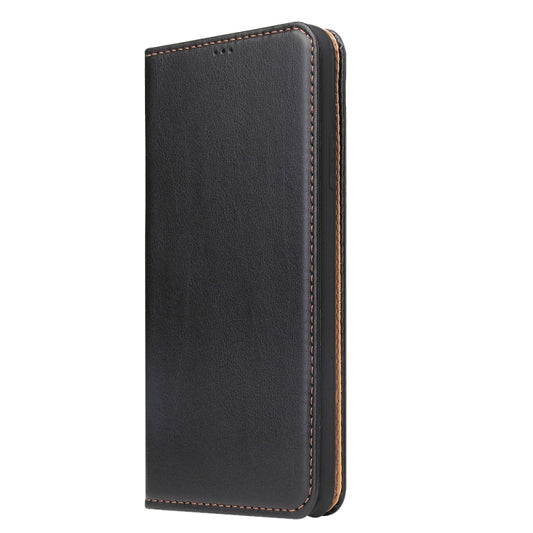 Fierre Shann PU Genuine Leather Texture Horizontal Flip Leather Case with Holder & Card Slots & Wallet For iPhone 11(Black) by FIERRE SHANN