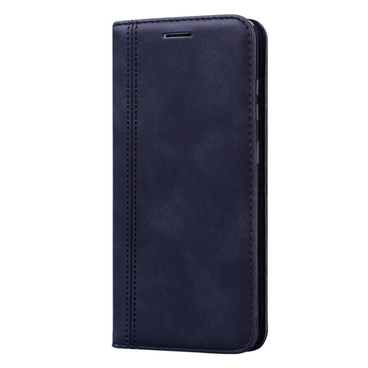For Samsung Galaxy S20 FE 5G Frosted Business Magnetic Horizontal Flip PU Leather Case with Holder & Card Slot & Lanyard(Black) by buy2fix
