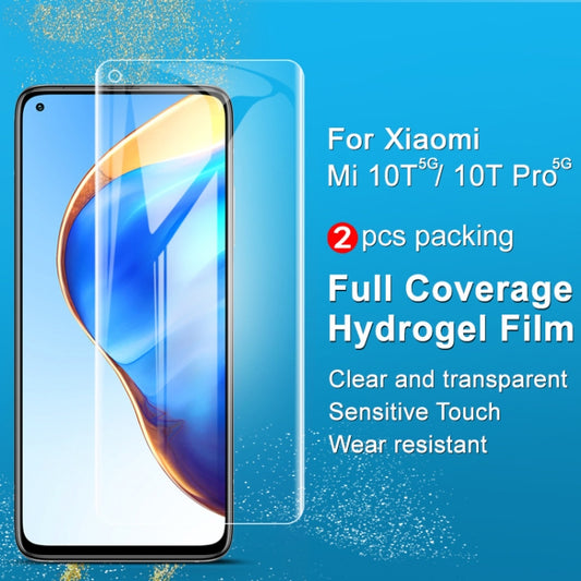 For Xiaomi Mi 10T 5G & 10T Pro 5G 2 PCS IMAK Hydrogel Film III Full Coverage Screen Protector by imak