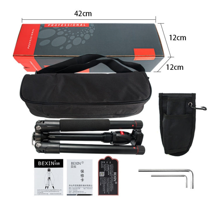 BEXIN MS12 Portable Lightweight Camera Ball Head Tripods Stand for Digital SLR DSLR camera by BEXIN