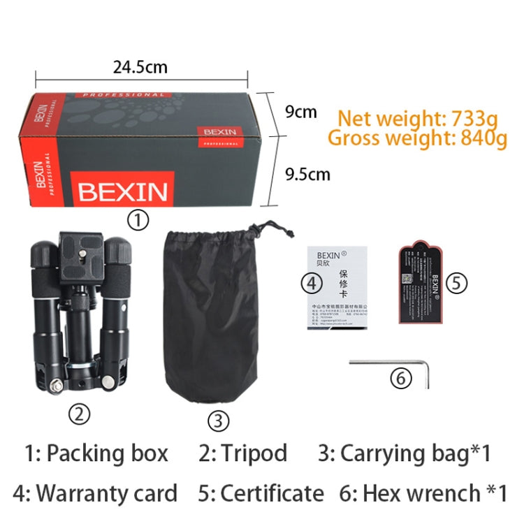 BEXIN Mate 10 Desktop Mini Ball Head Camera Tripods for DSLR Slr Camera by BEXIN