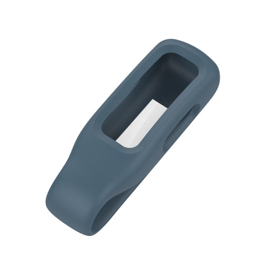 For Fitbit Inspire 2 Steel Sheet Silicone Protective Clip Case Cover(Rock Cyan) by buy2fix