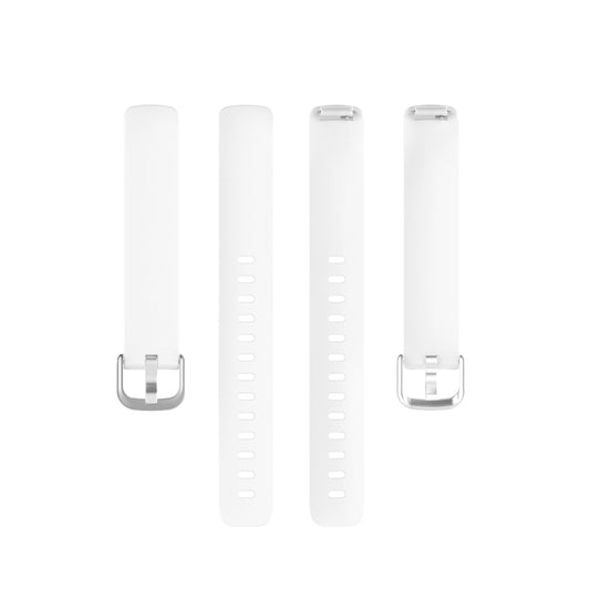 For Fitbit Inspire 2 TPE Watch Band, Size:S(White) by buy2fix